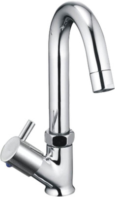 DRIZZLE Swan Neck Pillar Cock Flora Brass Spout Faucet(Wall Mount Installation Type)