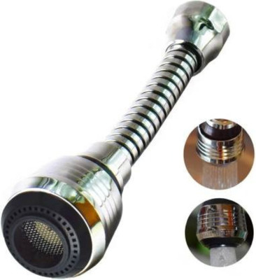 COSVIT 360 degree Turbo Flex Faucet Sprayer Water Extender Multiple use in Kitchen Faucet Function Diverter(Push On)
