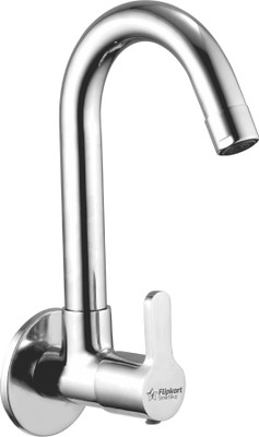 Flipkart SmartBuy FKSB-OESC Orange Sink Cock Chrome Plated Wash Basin Sink Cock Tap Faucet swan neck taps Pillar Tap Faucet(Wall Mount Installation Type)