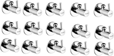 Prestige Premium quality stainless steel Angle Cock TURBO Handle Chrome Plated_set of-15 Angle Cock Faucet(Wall Mount Installation Type)
