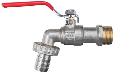 GETCHI Braass_Nozzzle Bib Tap Faucet(Wall Mount Installation Type)