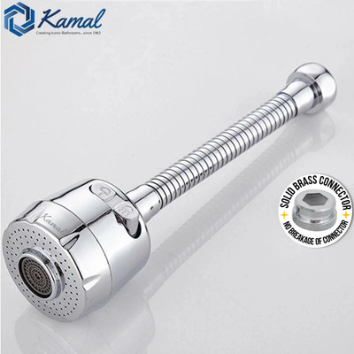 KAMAL SPR-0784 SS 304 Premium Quality Extension | 360 degree flexible rotation dual flow Spout Faucet(Spout Installation Type)