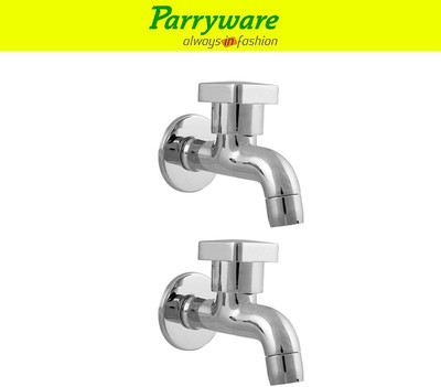 Parryware Ritz Bib Cock Tap Aerator– Wall Mounted set of 2 pic 368 Wall Mounted Bib Tap – Brass Bib Cock Faucet Bib Tap Faucet(Wall Mount Installation Type)