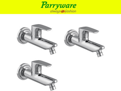 Parryware Primo Nozzle Bib Cock Tap – Wall Mounted Brass set of 3 pic 088 Bib Tap Faucet(Wall Mount Installation Type)
