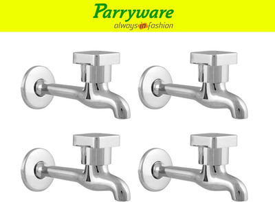 Parryware Ritz Bib Cock Tap long body set of 4 pic 156 Wall Mounted Bib Tap long body – Brass Bib Cock Faucet Bib Tap Faucet(Wall Mount Installation Type)