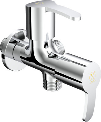 R. N. RNKAL24G15 2 In 1 Angle Cock With Flange | Durable & Rust-Resistant | Premium Faucets Angle Valve Faucet(Wall Mount Installation Type)