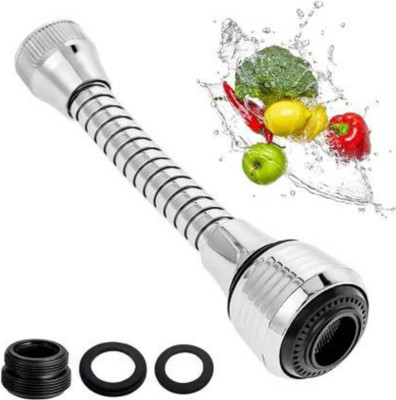 COSVIT Turbo Flex 360 degree Faucet Sprayer Water Extender Multiple use in Kitchen Faucet Function Diverter(Push On)