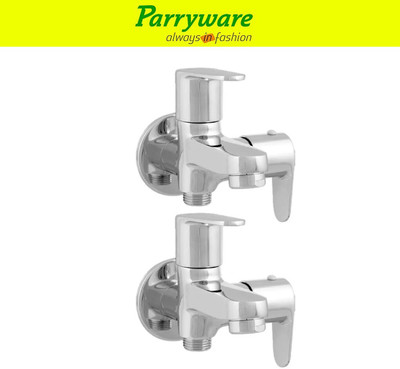 Parryware Uno 2-in-1 Bib Cock Tap – Wall Mounted Brass set of 2 pic 309 Two-in-One Bib Cock Tap – Wall Mounted Brass Faucet Bib Tap Faucet(Wall Mount Installation Type)