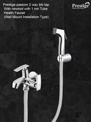 Prestige passion 2 way bib tap With newtonl with 1 mtr Tube Health  Faucet(Wall Mount Installation Type)