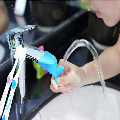 Sindhia 2 Pcs of Elastic Water Tap Holder Faucet Extender for Hands Washing Tool Health  Faucet(Wall Mount Installation Type)
