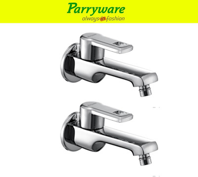 Parryware Vista Nozzle Bib Cock Tap – Wall Mounted Brass set of 2 pic 009 Wall Mounted Bib Tap – Brass Nozzle Bib Cock Faucet Bib Tap Faucet(Wall Mount Installation Type)