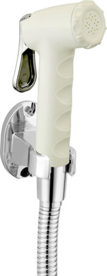Sparsh Premium Ivory 2 in 1 with 1 mtr CP Tube / Hose and Hook Faucet Set