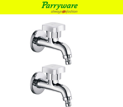 Parryware Jade brass bib tap with nozzle set of 2 pic 079 Jade Nozzle bib tap Nozzle Cock Faucet(Wall Mount Installation Type)
