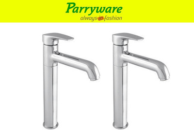 Parryware Primo Tall single lever basin mixer Tap for Wash Basin set of 2 pic 223 Tall single lever basin mixer Tap for Wash Basin Hot and Cold water Basin Mixer Faucet(Deck Mount Installation Type)