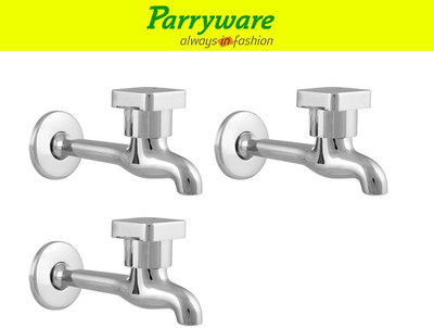 Parryware Ritz Bib Cock Tap long body set of 3 pic 202 Wall Mounted Bib Tap long body – Brass Bib Cock Faucet Bib Tap Faucet(Wall Mount Installation Type)