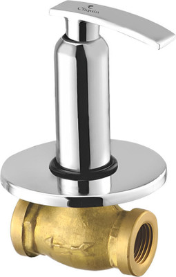 Cliquin CSCSLD115 Concealed Stop Cock Valve 20mm– Brass Body with Stylish Handle Stop Cock Faucet(Wall Mount Installation Type)