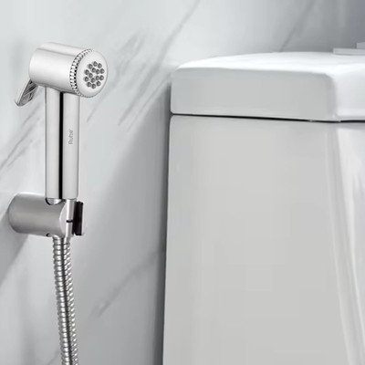 RUHE ABS OHM Health Faucet (Chrome Finish) (Without Shower Tube & Hook) Health  Faucet(Wall Mount Installation Type)