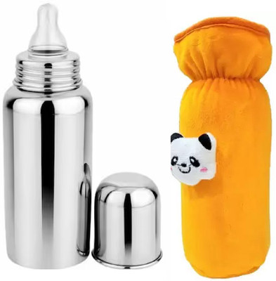Radiant Fashion World 250 ml Steel Sipper(Pack of 2, Yellow)