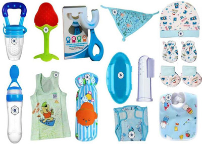 YOS TRENDZ Baby Essentials Gift Combo - 11  - Silicone(multicolour 1)