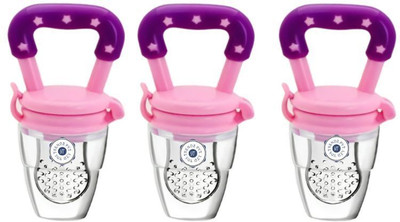 YOS TRENDZ Food/Fruit Nibbler with Extra Mesh, Soft Pacifier/Feeder, for Baby, Infant  - Silicon material, safety and durability, Soft and gentle(multicolour15)