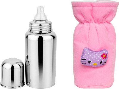 FASHIONMINI 250 ml Steel Sipper(Pack of 2, Pink)
