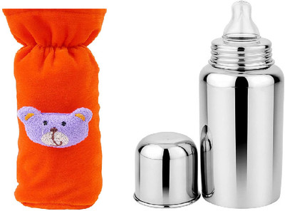 Radiant Fashion World 250 ml Steel Sipper(Pack of 2, Orange)