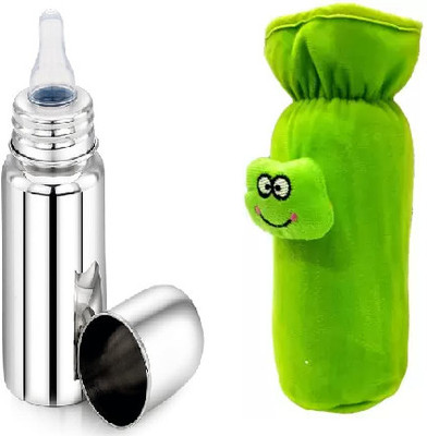 Radiant Fashion World 250 ml Steel Sipper(Pack of 2, Green)
