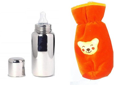 Radiant Fashion World 250 ml Steel Sipper(Pack of 2, Orange)
