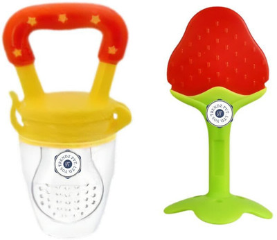 YOS TRENDZ yellow fruit feeder,teether  - Silicone(Multicolor)