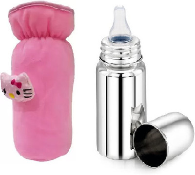 blessings ent 250 ml Steel Sipper(Pack of 2, Pink)
