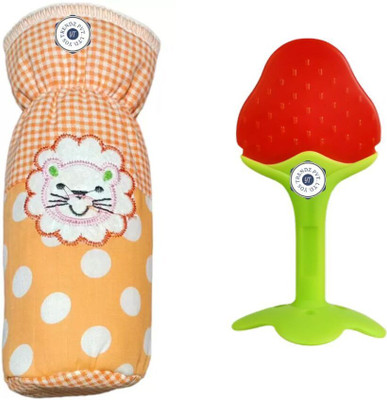 YOS TRENDZ bottel cover+teether2  - Silicone(bottel cover+teether2)