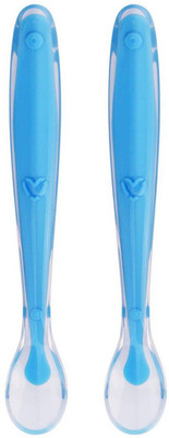 Safe-o-kid Soft Silicone Tip Spoons  - Silicone(Feeder Spoon)