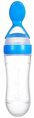 Babylib Baby Spoon Feeder For feeding Silicon Pacifier  - Silicone, BPA Free(Multicolor)