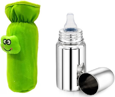 Radiant Fashion World 250 ml Steel Shaker(Pack of 2, Green)