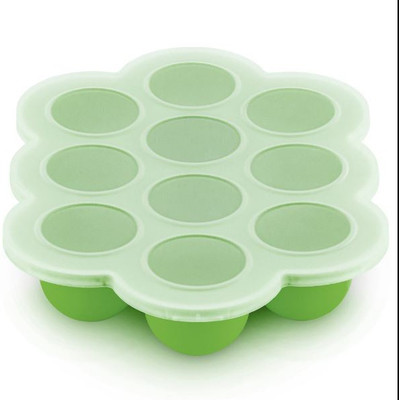Rosefinch Green Silicone Ice Cube Tray(Pack of1)