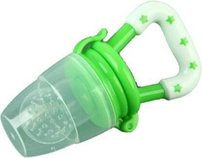 smilykid 1 pc Baby Pacifier Food Feeder Silicone Fresh Fruit Milk Nibbler Feeding Safe K Teether and Feeder(Green)
