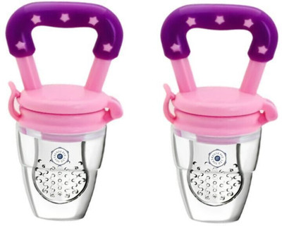 YOS TRENDZ Food/Fruit Nibbler with Extra Mesh, Soft Pacifier/Feeder, for Baby, Infant  - Silicon material, safety and durability, Soft and gentle(multicolour13)