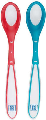 MeeMee Heat Sensor Baby Spoon (Multicolor)  - Silicone(Multicolor)