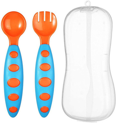 Safe-o-kid Bpa Free Extra Safe Silicone Feeding/Training Spoon With Box For Baby  - Silicone(Feeder Spoon)