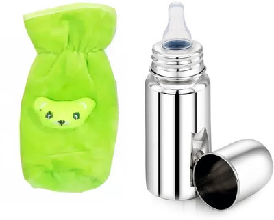 Radiant Fashion World 250 ml Steel Sipper(Pack of 2, Green)