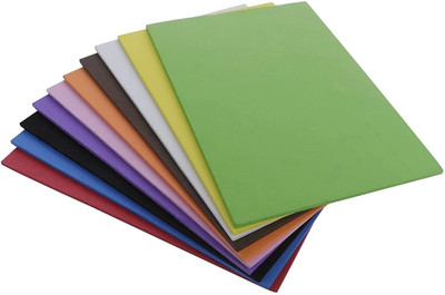 ARTISTERY Art 2mm Thick Foam Sheet 10 Different Colors A4 Size Felt Sheet(21 cm x 31 cm)