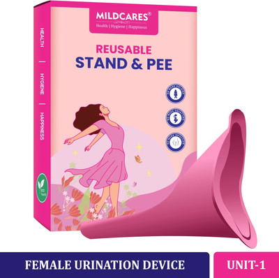 Mildcares Stand and Pee Pink Reusable Female Urination Device(Pink1, Pack of 1)