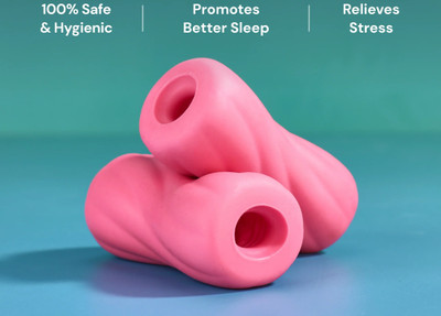 Jiwoo Soft & Flexible Personal Body Stress Relief & Relaxing Sleeve Massager Finger Sleeve(Pack of 2)
