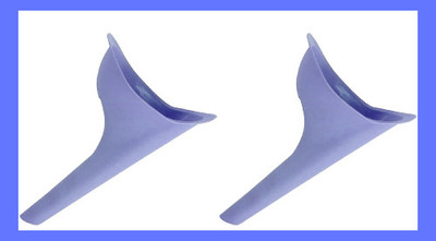 BZILO Pack of 2 Silicone Stand And Pee Urination Device For Women Color May Vary C37 Reusable Female Urination Device(Multicolor, Pack of 1)
