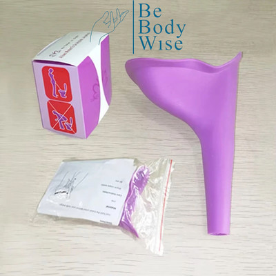 Be Bodywise EasyCarryStandPeeWomenTool Reusable Female Urination Device(Purple, Pack of 4)