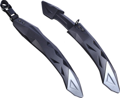 ShreNik Bicycle Fender Cycle Flying Mudguard MTB Mountain Senior Bikes Color Black-Grey Clip-on Front & Rear Fender(Grey)