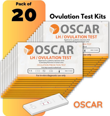 OSCAR Luteinizing hormone (LH) detection Ovulation Kit(20 Tests, Pack of 20)