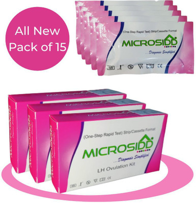 MICROSIDD Pregnancy Planning Ovulation Kit(15 Tests, Pack of 15)