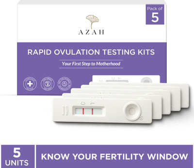 AZAH Rapid fertility,LH detecting Ovulation Kit(5 Tests, Pack of 5)