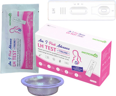 MICROSIDD Am I Advanced 3line LH Triline Ovulation Kit(5 Tests, Pack of 5)